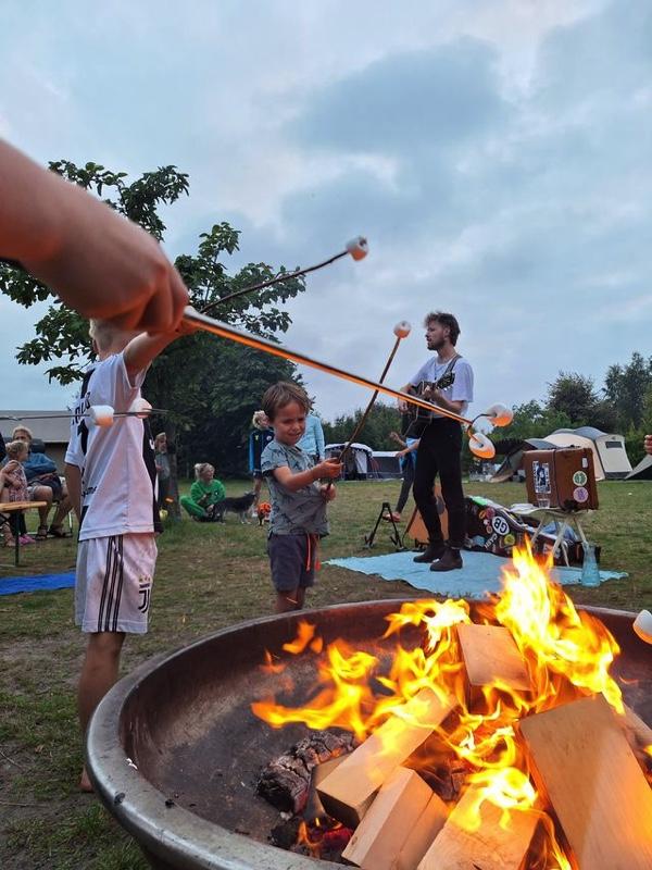 kampvuur het goeie leven 